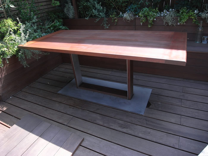 東京都KLOSS小田様、ガーデン用ベンチ・テーブル