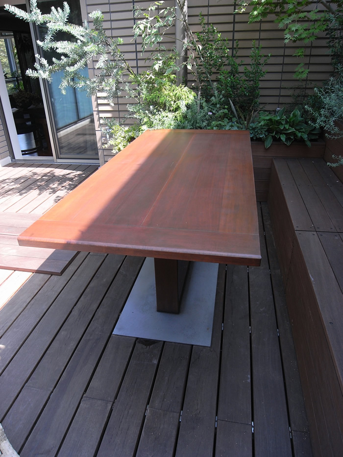 東京都KLOSS小田様、ガーデン用ベンチ・テーブル