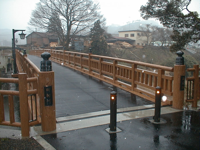 滋賀県甲賀市土山宿海道橋